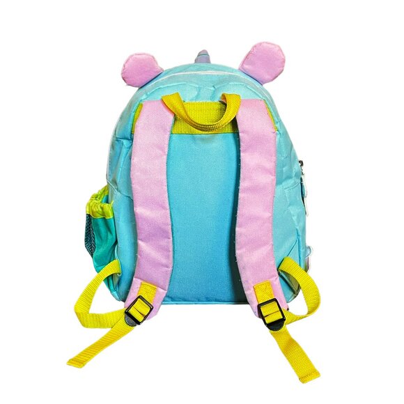 Skip Hop ZOO Little Kid Toddler Backpack | Unicorn | Aqua Blue, Yellow & Pink - Picture 4 of 12